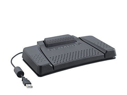 Picture of Olympus RS31H Foot Switch for Professional Dictation Systems and USB PC Connection