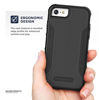 Picture of Encased Heavy Duty Case for iPhone SE 2020 / iPhone 7/8 with Belt Clip and Built-in Screen Protector (Black)