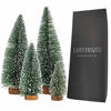 Picture of Desktop Miniature Pine Tree tabletop christmas tree small pine tree decor christmas tree toppers 