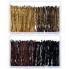 Picture of Hicarer 200 Pieces Bobby Pins 4 Colors Hair Pins Hair Clips with Clear Boxes for Girls and Women