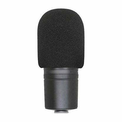 Picture of SUNMON Windscreen Foam Cover, Windscreen Pop Filter for Audiotechnica AT2020 Condenser Studio Microphone (Black)