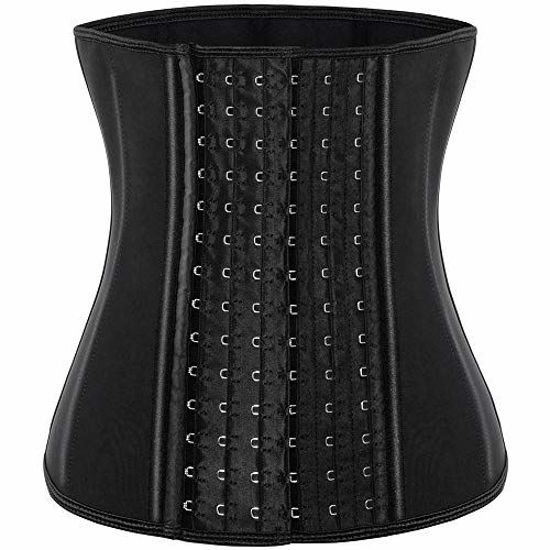 Picture of Waist Trainer for Women Corset Cincher Body Shaper Girdle Trimmer with Steel Bones Extender