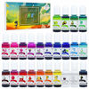Picture of Alcohol Ink Set - 24 Vibrant Colors Alcohol-based Ink for Resin Petri Dish Making, Epoxy Resin Painting - Concentrated Alcohol Paint Color Dye for Resin Art, Tumbler Making, Painting - 24 x 10ml/.35oz