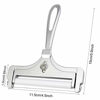 Picture of Poualss Stainless Steel Wire Cheese Slicer, Adjustable Thickness Cheese Cutter for Soft, Semi-Hard Cheeses Kitchen Cooking Tool