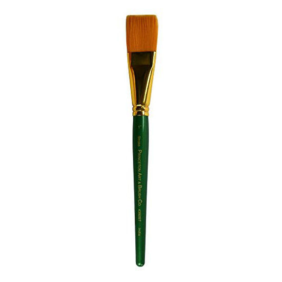 Picture of Princeton Artist Brush Lauren, Brushes for Acrylic and Watercolor Series 4350, Stroke Golden Synthetic, Size 100