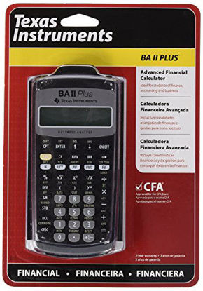 Picture of (Texas Instruments) Advanced Financial Calculator (BA II Plus)