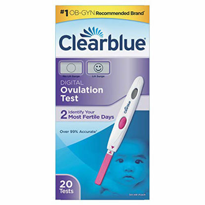 Picture of Clearblue Digital Ovulation Predictor Kit, featuring Ovulation Test with digital results, 20 Digital Ovulation Tests