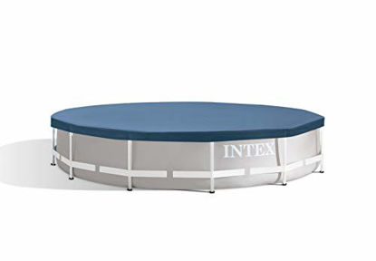 Picture of Intex 28031E N/AA 12 ft. Metal Frame Above Ground Pool Cover, 1 Pack, Blue