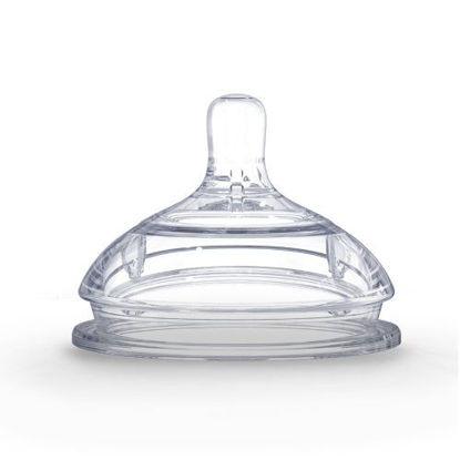 Picture of Comotomo Silicone Replacement Nipple, Fast Flow, 6+ Months, 2 Count