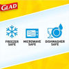 Picture of GladWare Tall Entrée Food Storage Containers, Large Square Holds 42 Ounces of Food, 3 Count