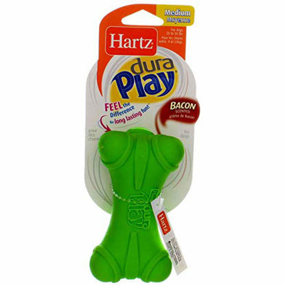 Picture of Hartz Dura Play Soft Dog Bone Toy, Assorted Colors 1 ea