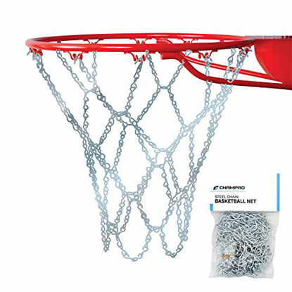 Picture of Champro Basketball Net, Steel Chain (Silver, 21-Inch)
