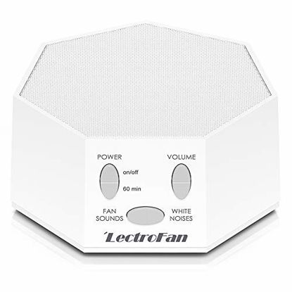 Picture of Adaptive Sound Technologies LectroFan High Fidelity White Noise Sound Machine with 20 Unique Non-Looping Fan and White Noise Sounds and Sleep Timer