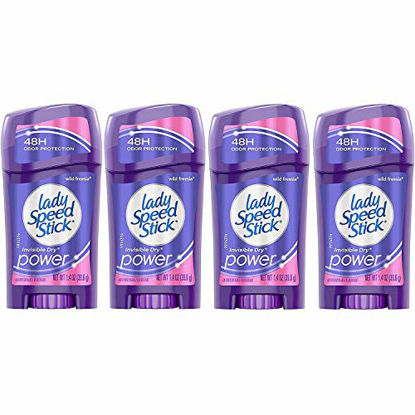 Picture of Lady Speed Stick Invisible Dry Antiperspirant & Deodorant, Wild Freesia - 1.4 oz - 4 pk