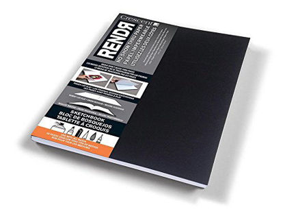 Picture of Crescent Creative Products RENDR Lay-Flat Soft Cover Sketchbook, 8.5 11-Inch