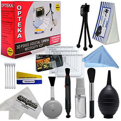 Picture of Opteka 18PC Professional Cleaning Set Kit for DSLR Cameras and Electronics (Canon, Nikon, Pentax, Sony)