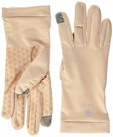 GetUSCart- Coolibar UPF 50+ Men's Women's Gannett UV Gloves - Sun  Protective (Medium- Beige)