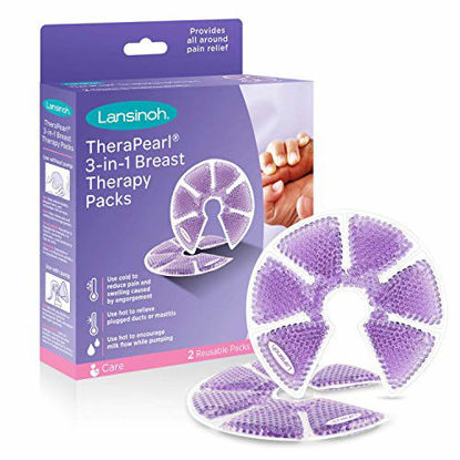 Picture of Lansinoh TheraPearl Breast Therapy Pack, Breastfeeding Essentials, 2 Pack