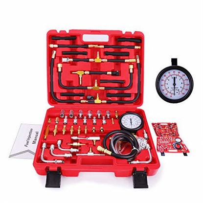 Picture of BETOOLL Pro Fuel Injection Pressure Tester Kit Gauge 0-140 PSI