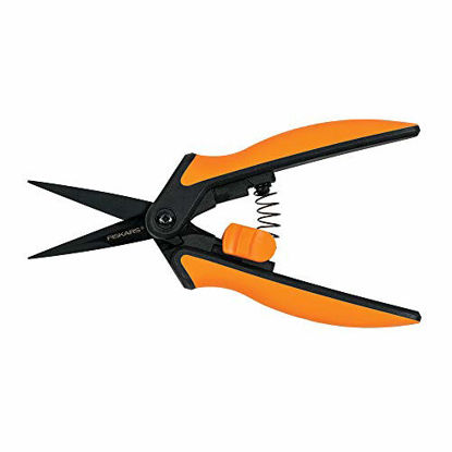 Picture of Fiskars Micro-Tip Pruner Non-Stick Blades, Orange/Black (399211-1003)