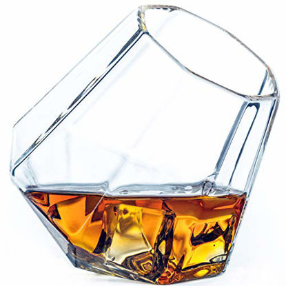Picture of Dragon Glassware Diamond Whiskey Glasses, 10-Ounce, Set of 2