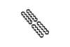 Picture of Alphacool 24768 Eiskamm Alu X4 Flat - 4mm Black - 4 pcs Modding Eiskamm