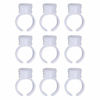 Picture of COOSKIN 100pcs Microblading Pigment Glue Rings Tattoo Ink Holder For Semi Permanent Makeup