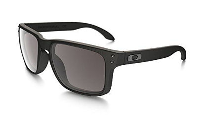 Picture of Oakley Holbrook Sunglasses 57MM Matte Black Frame/Warm Grey Lens