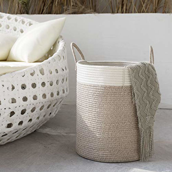 GetUSCart LA JOLIE MUSE Woven Basket Rope Storage Baskets Large