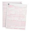 Picture of 500 CMS-1500 Claim Forms - Current HCFA 02/2012 Version"New Version"- Forms Will line up with Billing Software and Laser Compatible- 500 Sheets - 8.5'' x 11