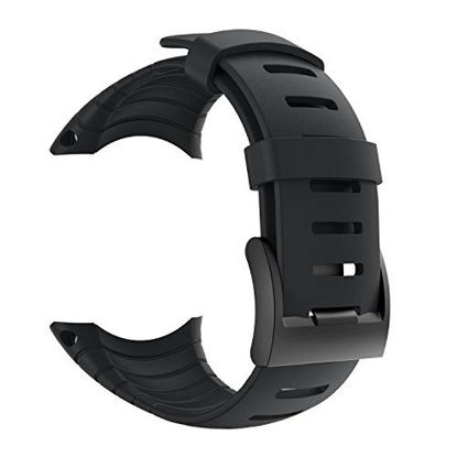Picture of Suunto Core Strap, Rubber Replacement Watch band for Suunto Core SS014993000,black