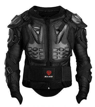 Picture of GuTe Motorcycle Protective Jacket,Sport Motocross MTB Racing Full Body Armor Protector for Men (2XL)