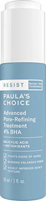 Picture of Paula's Choice RESIST Advanced Pore Refining Treatment 4% BHA Serum, Salicylic Acid & Green Tea, Anti-Aging Exfoliant for Oily Skin, 1 Ounce