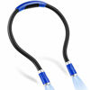 Picture of Vekkia Rechargeable 4 LED Neck Reading Light, Book Lights for Reading in Bed, 3 Brightness Levels, 2 Flexible Soft Silicone Arms Comfortable Wear, Long Lasting. Perfect for Bookworms, Craft & Knitting