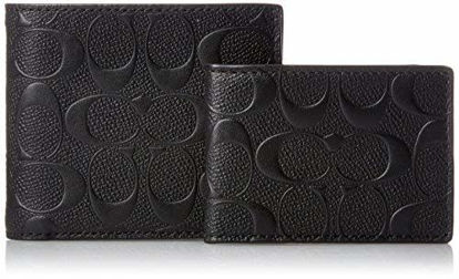 Picture of Coach Men's Coin Wallet, Black, One Size