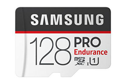 Picture of Samsung PRO Endurance 128GB 100MB/s (U1) MicroSDXC Memory Card with Adapter (MB-MJ128GA/AM)