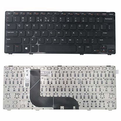 Picture of SUNMALL Keyboard Replacement for Dell inspiron 13Z-5323 14Z-5423 14Z-4523 14Z-3528 14Z-3526 14Z-5323,Vostro 3360 v3360 v3560D V3360D V3450D V3460D Series Laptop Black US Layout 5FCV3 V128725BS1 90.4