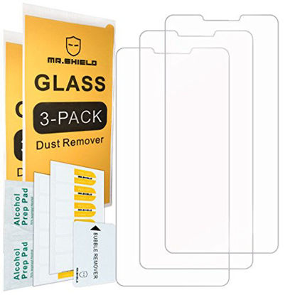 Picture of [3-PACK]-Mr.Shield For LG G7 ThinQ [Tempered Glass] Screen Protector [Japan Glass With 9H Hardness] with Lifetime Replacement
