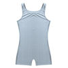 Picture of iiniim Menâs One Piece Stretchy Bodywear Bodysuit Sleeveless Tights Leotard Underwear Silver-Gray M