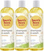 Picture of Burt's Bees Baby Shampoo & Wash, Original Tear Free Baby Soap - 12 Ounce Bottle - Pack of 3