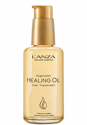 Picture of L'ANZA Keratin Hair Treatment Healing Oil, Abyssinian Flower Oil, 3.4 Fl Oz