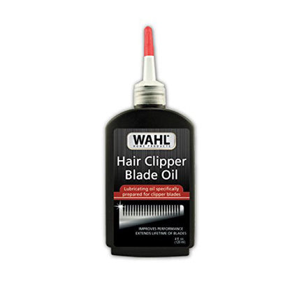 Picture of Wahl Premium Hair Clipper Blade Lubricating Oil for Clippers, Trimmers & Blade Corrosion for Rust Prevention - 4 Fluid Ounces - Model 3310-300