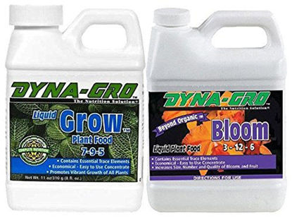 Picture of Dyna-Gro DYNAGB8OZSET Liquid Grow & Liquid Bloom, 8 oz