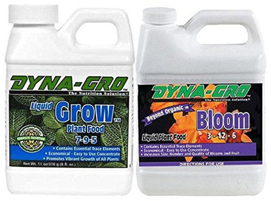 Picture of Dyna-Gro DYNAGB8OZSET Liquid Grow & Liquid Bloom, 8 oz
