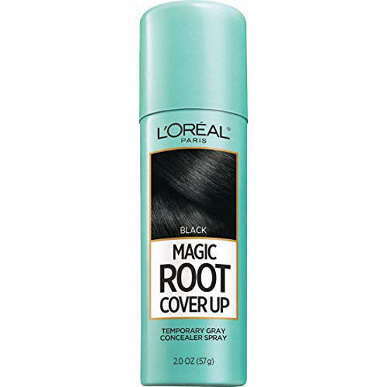 Picture of L'Oreal Paris Magic Root Cover Up Gray Concealer Spray Black 2 oz.(Packaging May Vary)