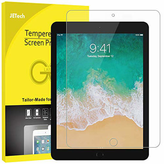 Picture of JETech Screen Protector for iPad Pro 12.9-Inch (2015/2017 Model, 1st/2nd Generation), Tempered Glass Film
