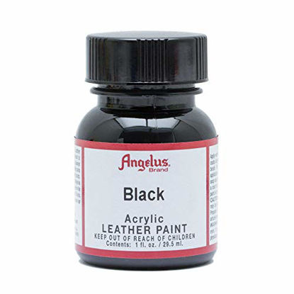 Picture of Angelus Acrylic Leather Paint, Black, 1 oz. (50-1948-A1)