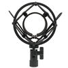 Picture of ZRAMO TH106 Black Spider Universal Microphone Shock Mount Holder Adapter Clamp Clip for AT2020 USB PR40 RE20 AT4033a AT2050 Large Diameter Studio Condenser Mic Anti-Vibration Mic Holder