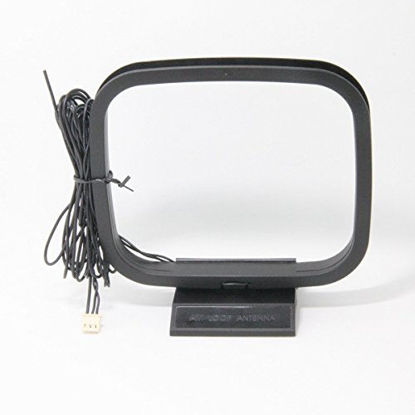 Picture of Ancable FM and AM Loop Antenna with 3-Pin Mini Connector for Sony Sharp Stereo AV Receiver Systems