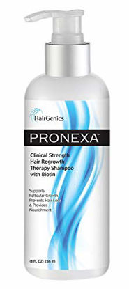 Picture of Hairgenics Pronexa Clinical Strength Hair Growth & Regrowth Therapy Hair Loss Shampoo With Biotin, Collagen, and DHT Blockers for Thinning Hair, 8 fl. oz.